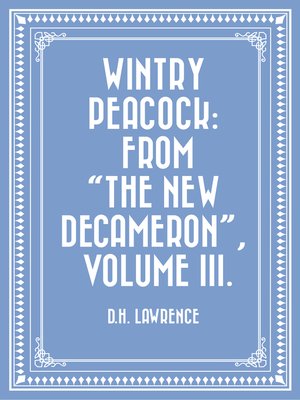 cover image of Wintry Peacock
